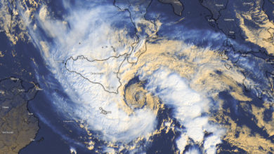 Ciclone tropicale vicinissimo alla Calabria ma si allontanerà