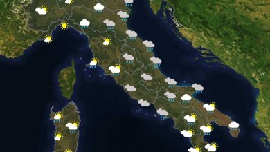 Previsioni del tempo in Italia per il giorno 17/11/2021