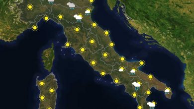Previsioni del tempo in Italia per il giorno 19/11/2021
