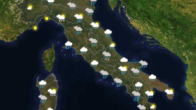 Previsioni del tempo in Italia per il giorno 28/11/2021