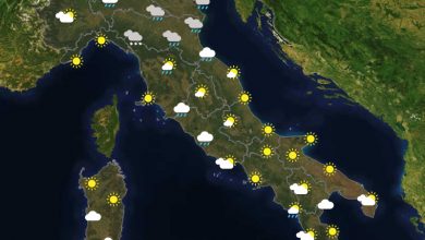 Previsioni del tempo in Italia per il giorno 22/12/2021