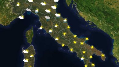 Previsioni del tempo in Italia per il giorno 23/12/2021