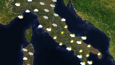 Previsioni del tempo in Italia per il giorno 29/12/2021