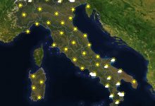 Previsioni del tempo in Italia per il giorno 17/01/2022