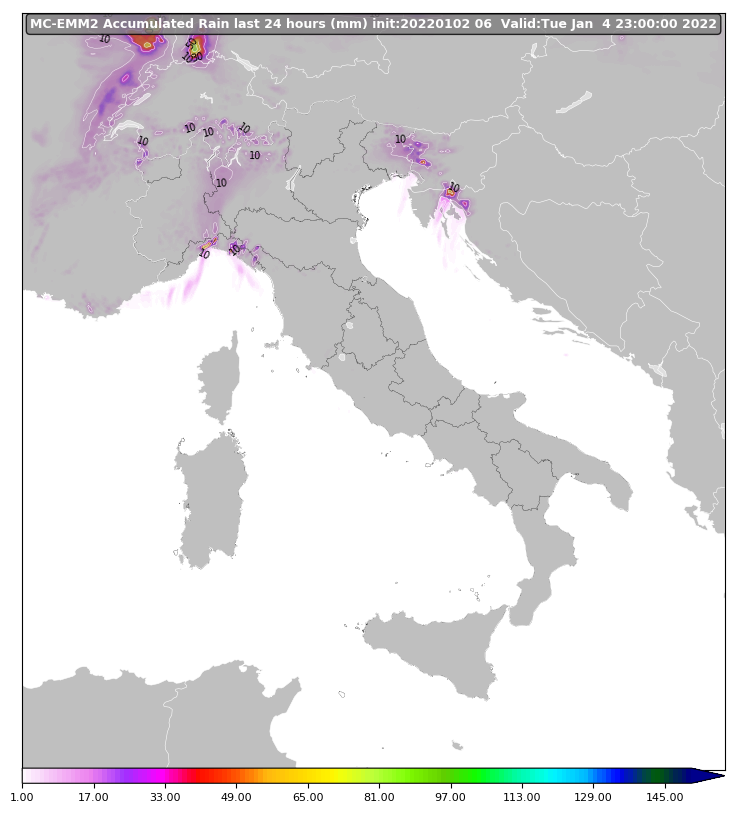 Meteo Italia: martedì alta pressione in ritirata da nord.