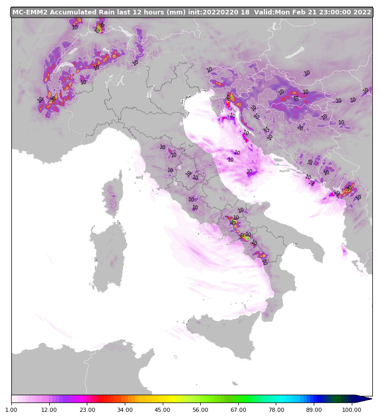 Meteo Italia: Perturbazione nordatlantica con mareggiate sul tirrreno