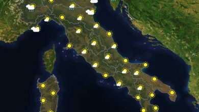 Previsioni del tempo in Italia per il giorno 14/05/2022