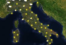 Previsioni del tempo in Italia per il giorno 21/05/2022