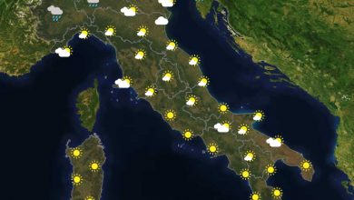 Previsioni del tempo in Italia per il giorno 24/05/2022
