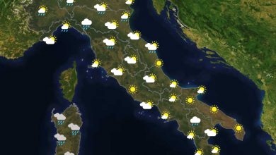 Previsioni del tempo in Italia per il giorno 26/05/2022
