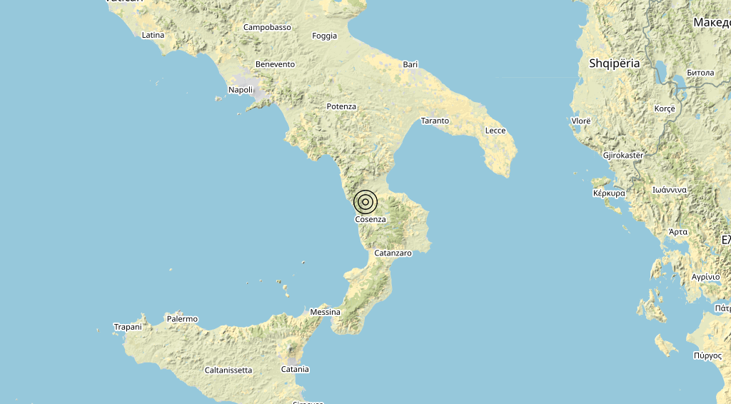 Terremoto 25-05-2022