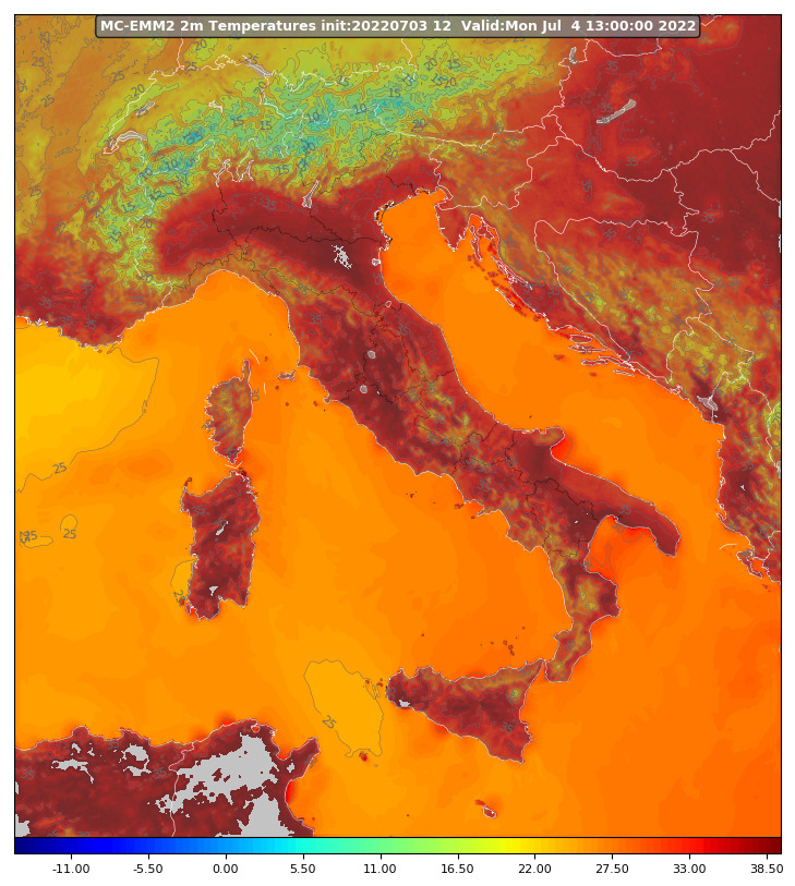 Meteo Italia: situazione invariata, caldo in ritirata solo da giovedì
