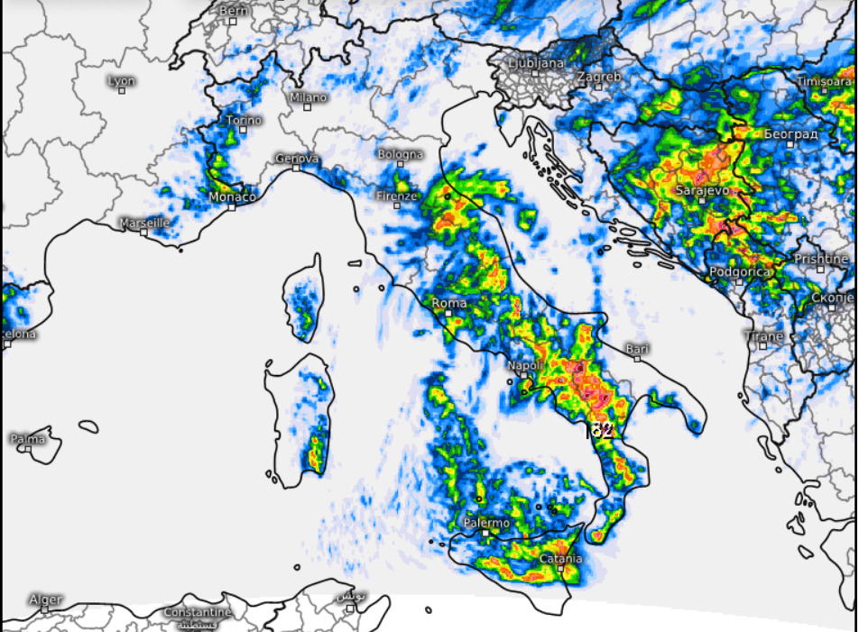 Nuova settimana in compagnia di temporali e temperature in calo