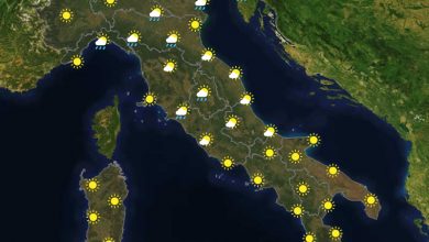 Previsioni del tempo in Italia per il giorno 02/08/2022