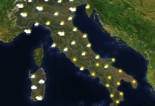 Previsioni del tempo in Italia per il giorno 15/08/2022
