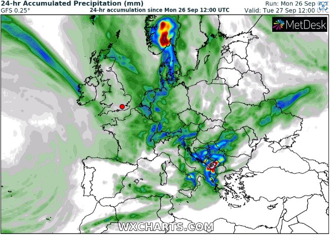 Meteo Italia: maltempo a tratti sulle regioni tirreniche del centro sud, variabile altrove.