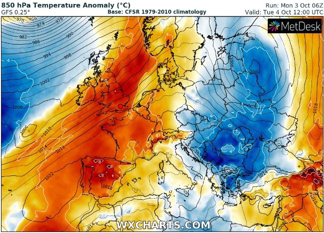 Meteo Italia: Ottobrata con tempo anticiclonico su tutta la penisola.