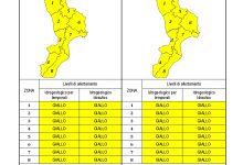 Criticità idrogeologica-idraulica e temporali in Calabria 03-12-2022