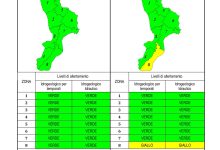 Criticità idrogeologica-idraulica e temporali in Calabria 27-01-2023