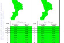 Criticità idrogeologica-idraulica e temporali in Calabria 31-01-2023