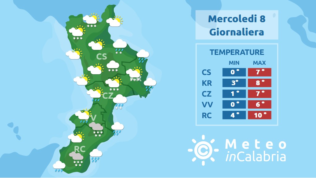 Peggioramento con precipitazioni nevose anche a quote basse