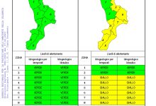 Criticità idrogeologica-idraulica e temporali in Calabria 07-02-2023