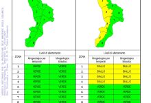 Criticità idrogeologica-idraulica e temporali in Calabria 26-03-2023