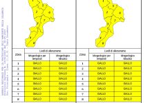 Criticità idrogeologica-idraulica e temporali in Calabria 30-05-2023