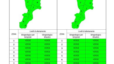 Criticità idrogeologica-idraulica e temporali in Calabria 13-09-2023