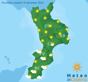 Previsioni Meteo Calabria 19-12-2023